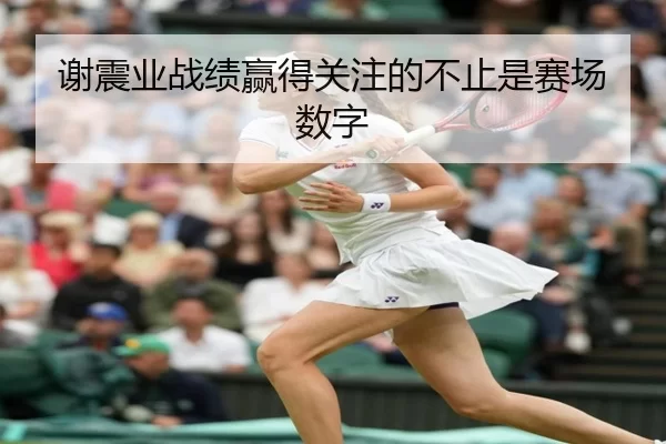 谢震业战绩赢得关注的不止是赛场数字